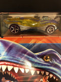 Hot Wheels Shark Bait Play Set Yellow Silver Race Car Ages 4+ 1 Vehicle NEW - 1Solardeals