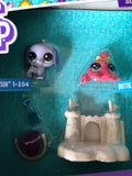 Lot Of 2 Littlest Pet Shop Series 1 Beachy Peachy Rockin Pet Jams Set New 4 + - 1Solardeals