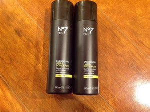 2x Boots No 7 Men Energising Hair & Body Wash Daily Care Yellow 6.7 fl oz Free Shipping - 1Solardeals