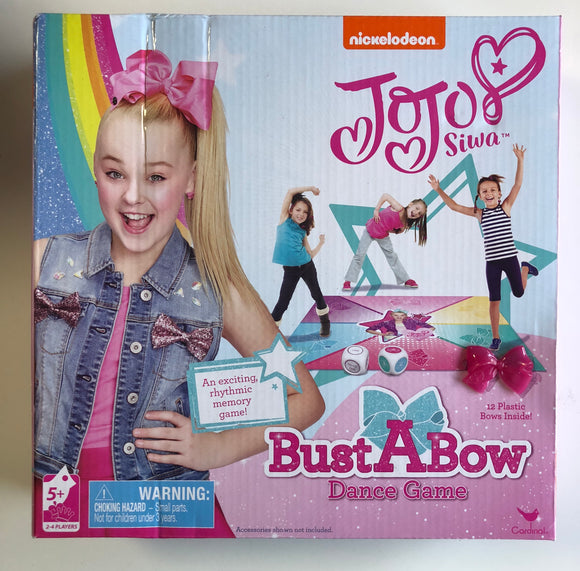 Nickelodeon JoJo Siwa BustABow Dance Game 12 Plastic Bows Bust A Bow - 1Solardeals