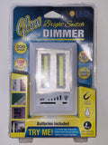 2x Glow Bright Switch Dimmer COB LED 200 Lumens Light - 1Solardeals