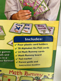 Leap Frog My Card Games Math Rummy Alphabet Go Fish Addition Subtraction Letter Social Interaction Thinking Skills - 1Solardeals