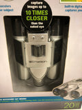 Emerson 10 x 25 Digital Camera Binoculars Magnifies Subject Built-In Digital Camera Image - 1Solardeals