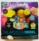 Discovery Solar System Model Glow In Dark Paint Stars 30 Pieces 3D - 1Solardeals