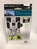 Emerson 10 x 25 Digital Camera Binoculars Magnifies Subject Built-In Digital Camera Image - 1Solardeals