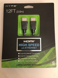 Hype 12ft HDMI High Speed with Ethernet,High Quality Connectors,Heavy Duty NEW - 1Solardeals