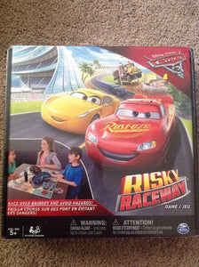 Disney Pixar Cars 3 Risky Raceway Game Ages 5+ Spin Master Race Over Bridges Car - 1Solardeals
