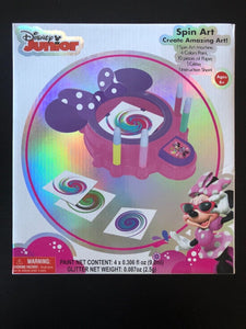 Disney's Junior Spin Art Create Art Spin Art Machine Colors Paint Glitter Minnie - 1Solardeals