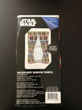 Star Wars Microfiber Window 2 Panels Tie Backs Curtains 36in-48in Window Disney - 1Solardeals