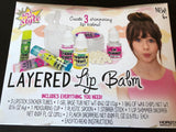 Just My Style Layered Lip Balm 11 PCS 3 Shimmering Lip Balms Lipstick Stacker - 1Solardeals