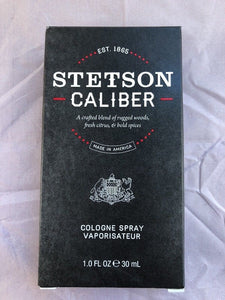 Stetson Caliber Cologne Spray Crafted Blend Rugged Woods Citrus Spices 1.0 FL OZ - 1Solardeals