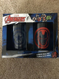 Marvel Avengers 2 Piece Glass Set Iron Man Captain🇺🇸America Hulk Thor UnderGround - 1Solardeals