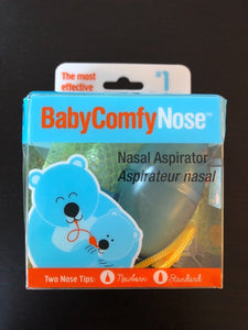 Baby Comfy Nose #1 Tested Nasal Aspirator Newborn,Standard BPA Phthalate Free - 1Solardeals