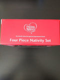 Precious Moments Four Piece Nativity Set New Inspirational Brand Collectables Collectors Collect - 1Solardeals