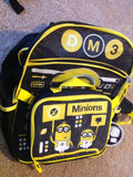 School Backpack With Detachable Lunch Bag Minions Despicable Me 3 Black & Yellow - 1Solardeals