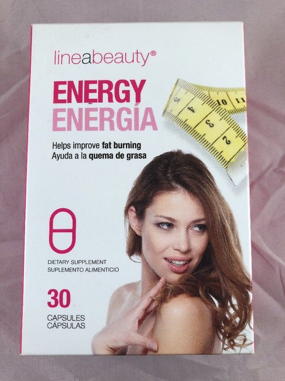 NEW Lineabeauty Energy Helps Improve Fat Burning 30 Capsules 4/18 Line A Beauty - 1Solardeals