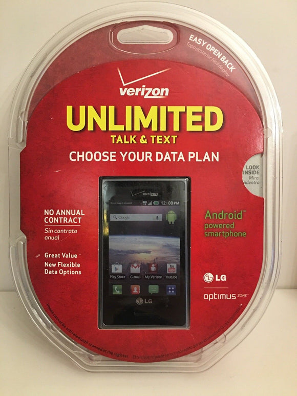 Verizon Samsung Optimus Zone Android Powered Smartphone Unlimited Talk & Text - 1Solardeals