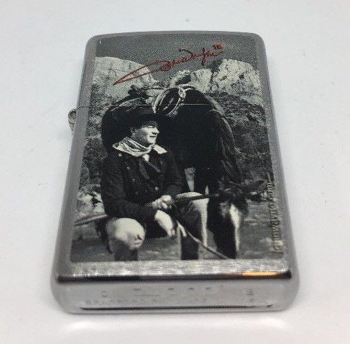 🇺🇸RARE Zippo John Wayne The Duke💨🔥WindProof Lighter Collectors Collection - 1Solardeals