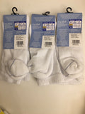 Dr. Scholl's Diabetes & Circulatory Socks 3 Pair White Large,Size W-8-12,M-7-12 - 1Solardeals