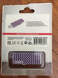 Emtec Flash Drive Wallpaper 16 GB Storage White Purple Zigzag USB 2.0 FREE SHIPP - 1Solardeals