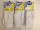 Dr. Scholl's Diabetes & Circulatory Socks 3 Pair White Large,Size W-8-12,M-7-12 - 1Solardeals