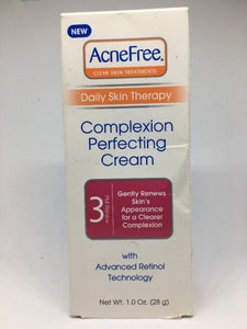 AcneFree Daily Skin Therapy Complexion Perfecting Cream Advanced Retinol Technol - 1Solardeals