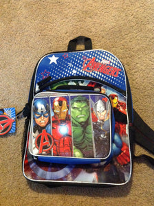 UPICK School Backpack with Lunch Bag Kit Marvel Avengers Despicable Me 3 Minions - 1Solardeals