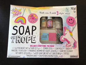 Just My Style Soap On A Rope Melt Mix Mold 3 Styling Soaps Glitter Soap Mold NEW - 1Solardeals