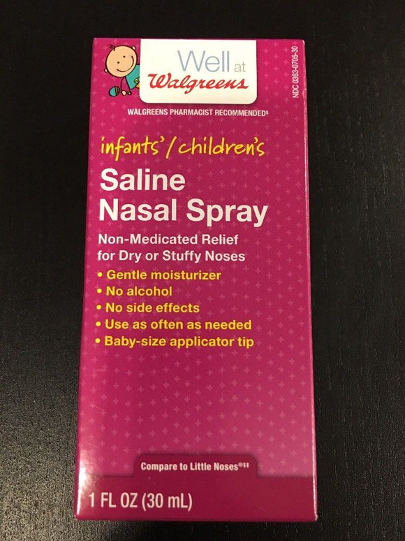 Children’s Saline Nasal Spray Compare To Little Noses Relief Dry Stuffy Nose👃No Side Effects - 1Solardeals