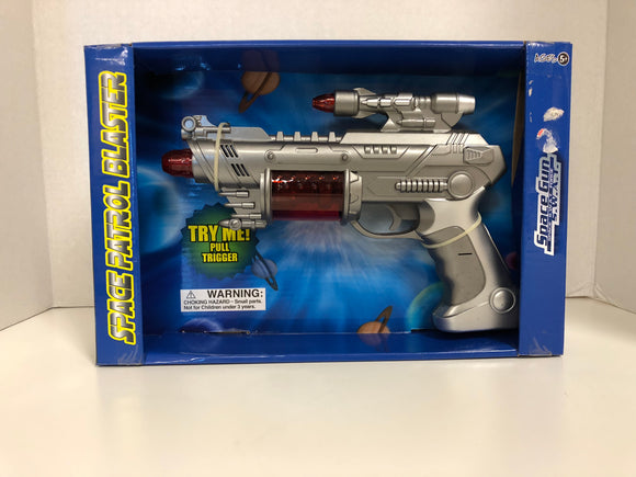 Space Patrol Blaster Gun S.W.A.T Lights Sounds Trigger Force Age 5+ Batteries Included - 1Solardeals