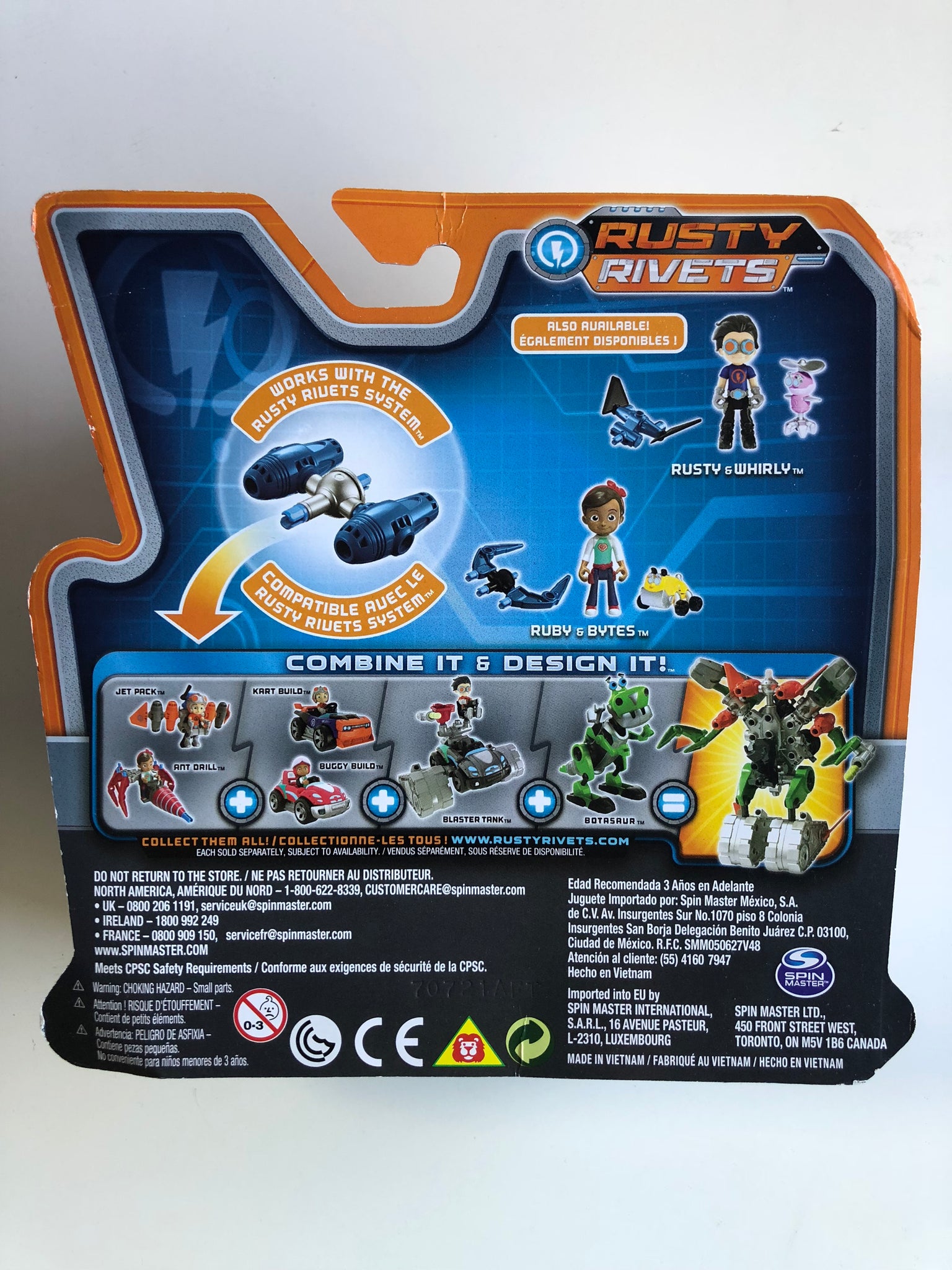 Nickelodeon Rivets Rusty & Crush System Build Combine Design It Ages 3+ Compatible Collect Them All - 1Solardeals