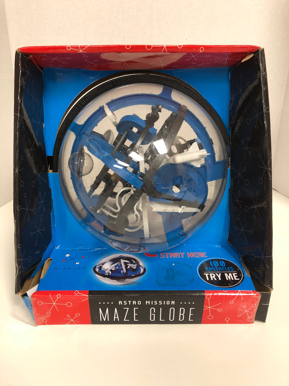 Blakjax Astro Mission Maze Globe 100 Obstacles Game Multiple Spherical Maze Steel Ball Twisting Turning Spinning Sphere - 1Solardeals
