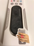 Momo Stick Fabric Black Finger Grip Holder Smart Phone Iphone Andoid Stand Car Mount Air Vent - 1Solardeals