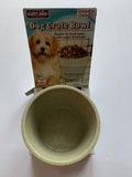 Happy Home Dog Crate Bowl Food Water Mounts To Most Wire Cages Kennels - 1Solardeals