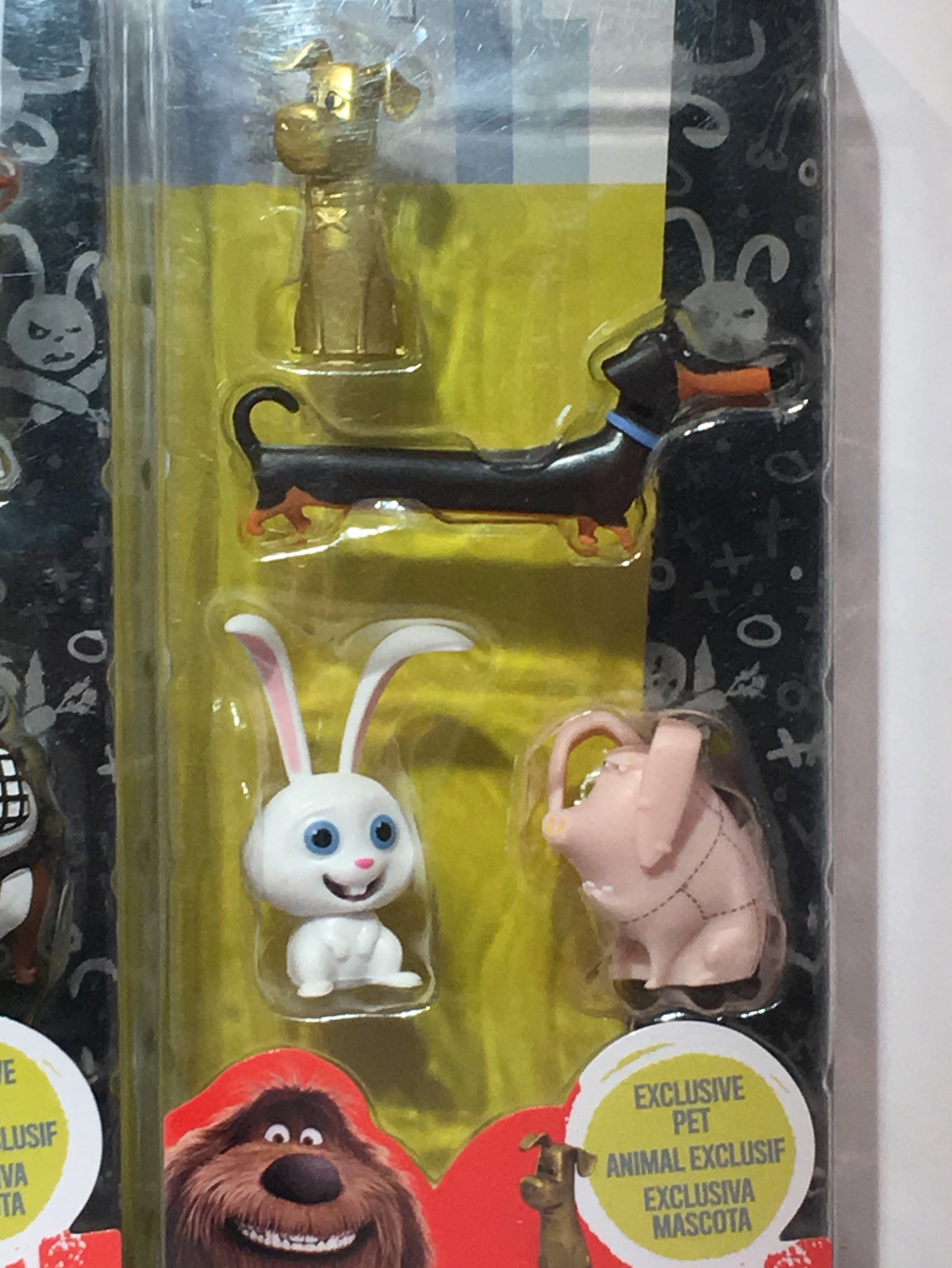 Miniature 4 Pezzi Da Pets – Vita Segreta Degli Animali Domestici: Tiberius, Max, Gidget E Un Cagnolino