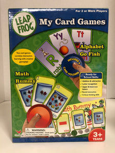 Leap Frog My Card Games Math Rummy Alphabet Go Fish Addition Subtraction Letter Social Interaction Thinking Skills - 1Solardeals