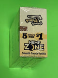 FREE GIFTS🎁Hemp🍁Zone Smooth Fresh Vanilla 75 High Quality Wraps 15pks Herbal Rillo Size Canadian Slow Burning