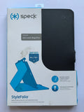 Speck Stylefolio Tablet Black Case 10.5” iPad Pro Drop Tested Multiple Viewing Typing Angles - 1Solardeals