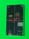 Free Gifts🎁If U Buy Authentic RAW Classic 1 1/4" BLACK Rolling Papers 24 Packs Of 50 - 1Solardeals