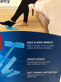 As Seen On TV Sockslider 2 Piece Design No Bending Stretching Straining Dress Casual Athletic Compression Socks - 1Solardeals