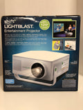 Shift3 Lightblast Entertainment Projector Display 120” Walls Ceilings Project 10ft Image Movies Video Games Audio Speaker Halogen Light Bulb Cooling Fan - 1Solardeals