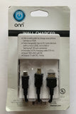 Onn Wall Charger Phone Camera PDA Micro Mini USB Samsung 20 Pin - 1Solardeals