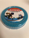 Zuru Mayka Toy Block Double Tape 2M/6.5FT Light Blue Cut Shape Stick Build Building Blocks Create - 1Solardeals