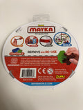 Zuru Mayka Toy Block Tape 2M/6.5FT Cream Cut Shape Stick Build Building Blocks Create - 1Solardeals