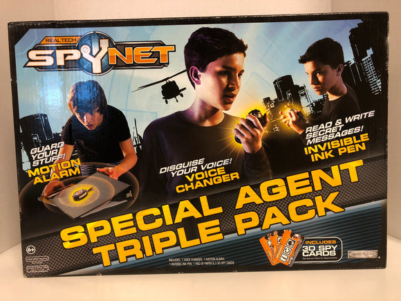 Real Tech Spy Net Special Agent Triple Pack Voice Changer Secret Motion Alarm - 1Solardeals