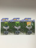 3x Mattel Hot 🥵 Wheels 🚐MineCraft Mojang 3 of 6 COLLECT THEM ALL! - 1Solardeals