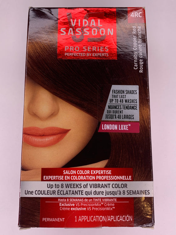 Vidal Sassoon Pro Series 4RC Carnaby Cooper Red Vibrant Color Permanent - 1Solardeals