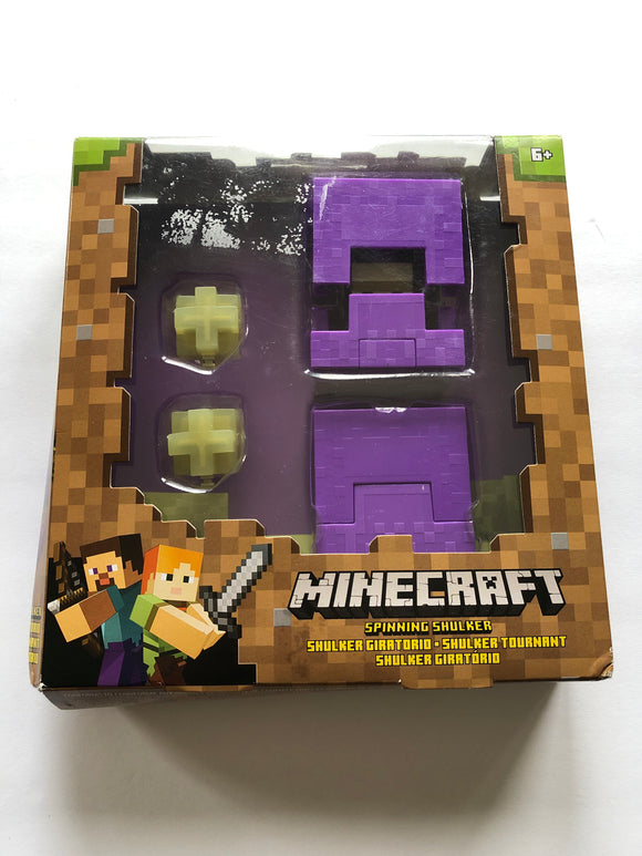 Mattel Mojang Minecraft Spinning Shulker Crafting Purple Ages 6+ - 1Solardeals