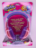Shopkins Headphones Built in Volume Limiting Kid Friendly Safe Listening - 1Solardeals