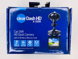 Clear Dash HD x-1000Car DVR HD Camera 8 GB Micro Memory Card - 1Solardeals